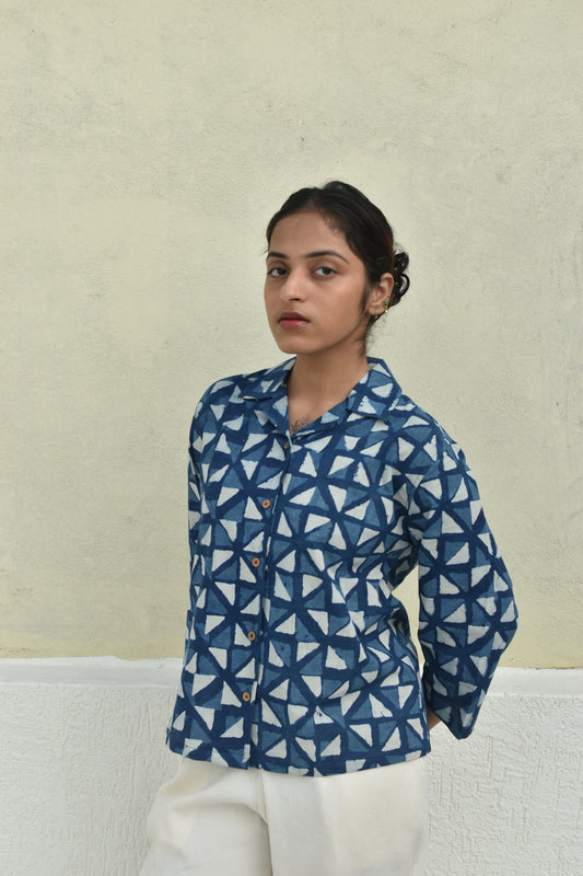 CONCRETE COOL HANDPRINTED SHIRT