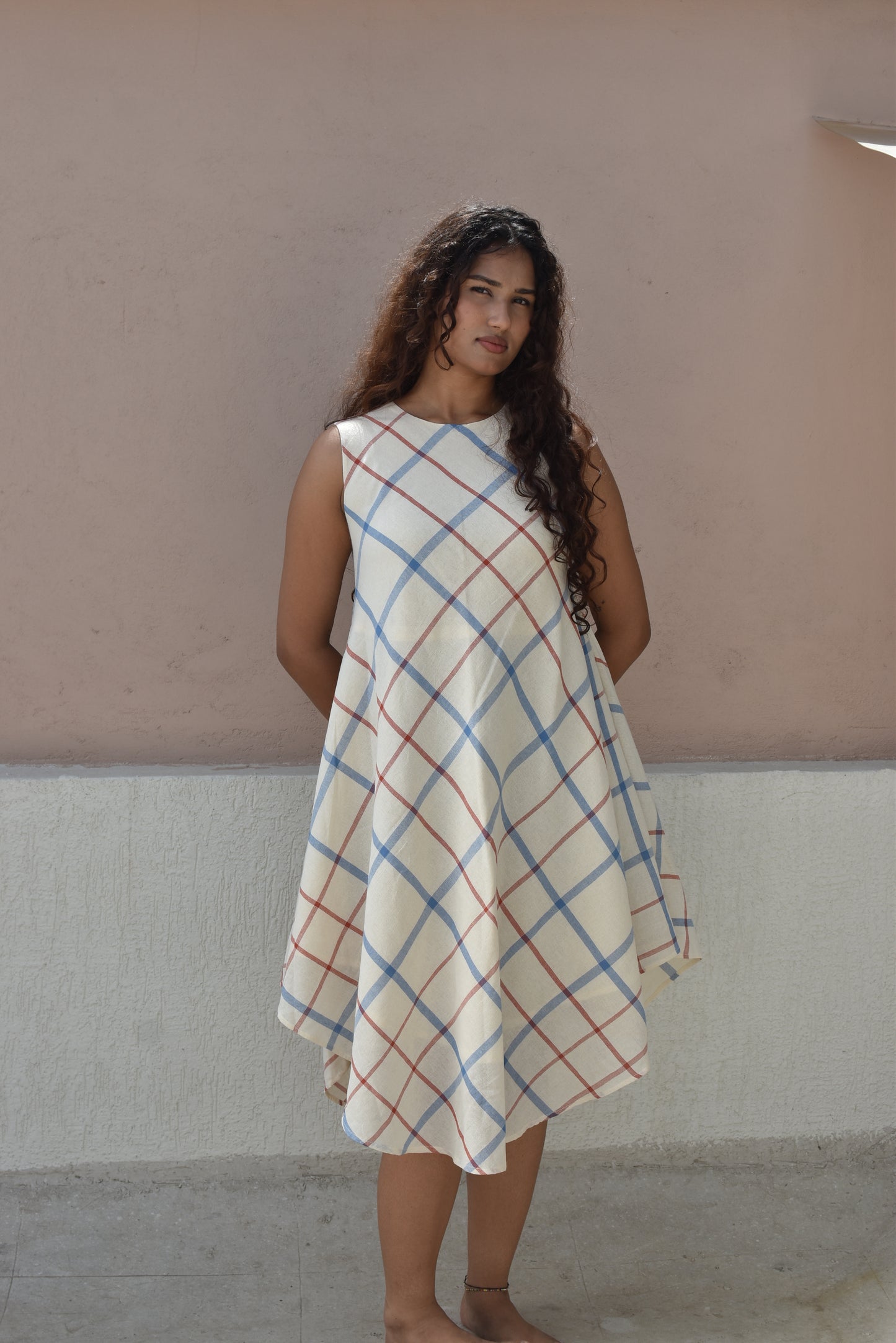 COUNTRYSIDE CHARM HANDWOVEN DRESS