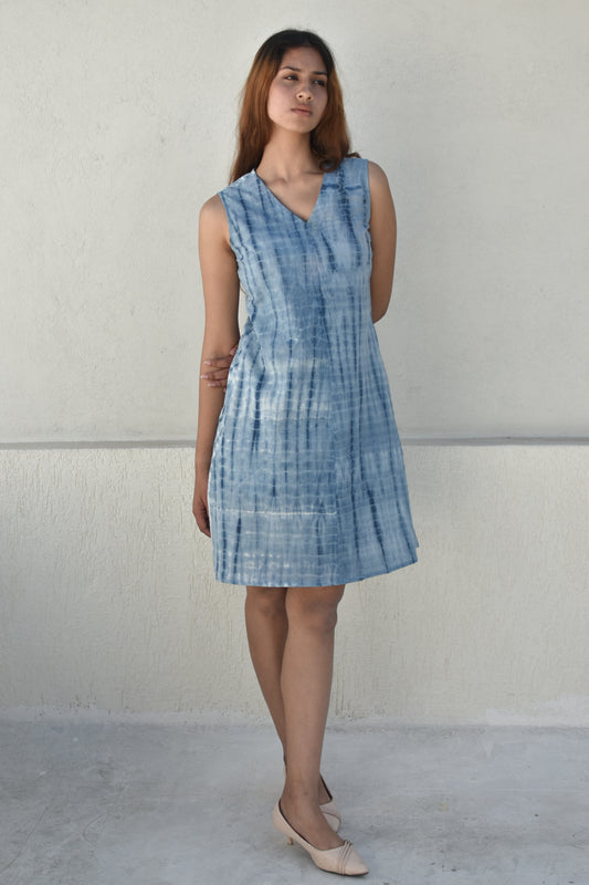 ICEBERG HAND-DYED DRESS