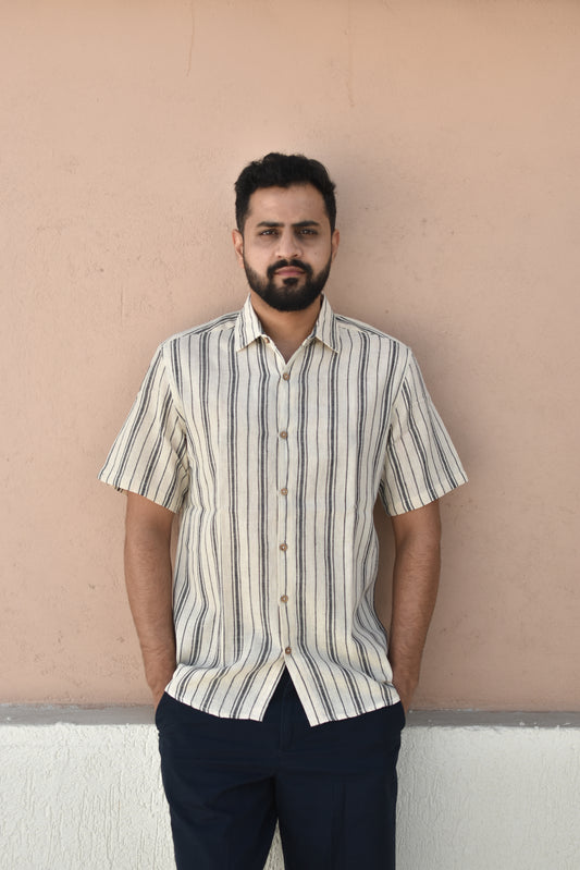 COASTAL CALM HANDWOVEN SHIRT