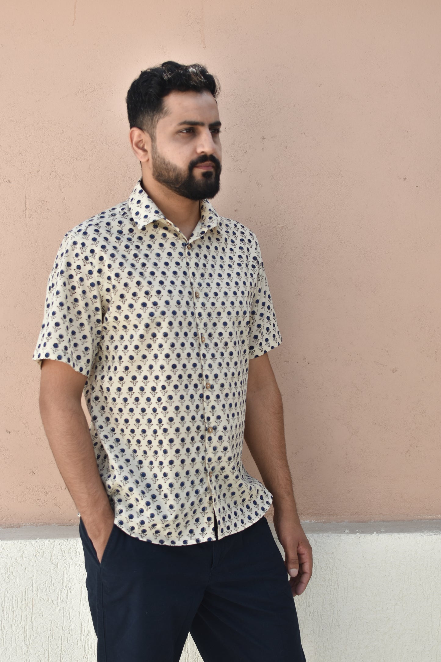 DITSY DREAM HANDPRINTED SHIRT