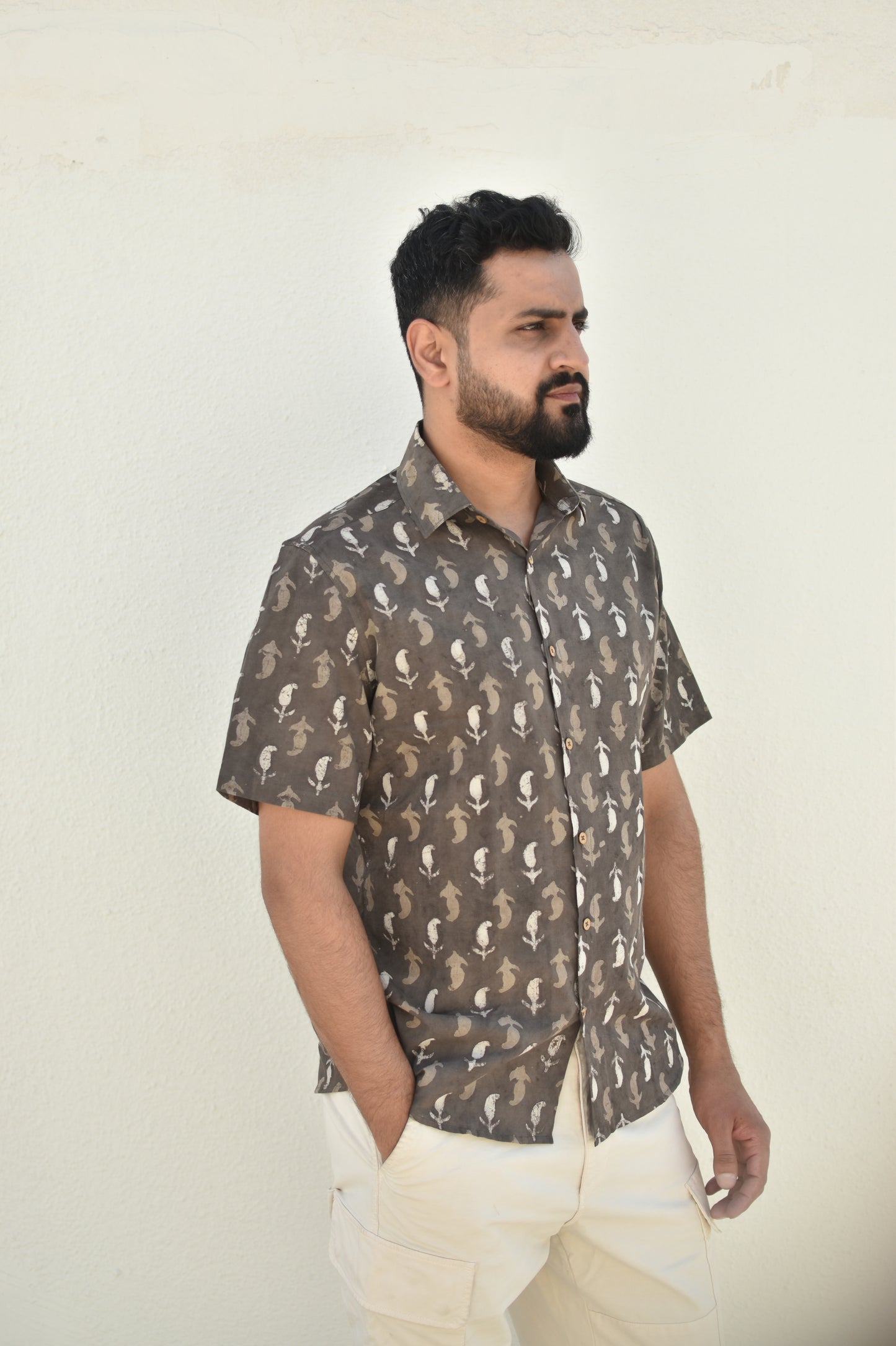 POWER PAISLEY HANDPRINTED SHIRT