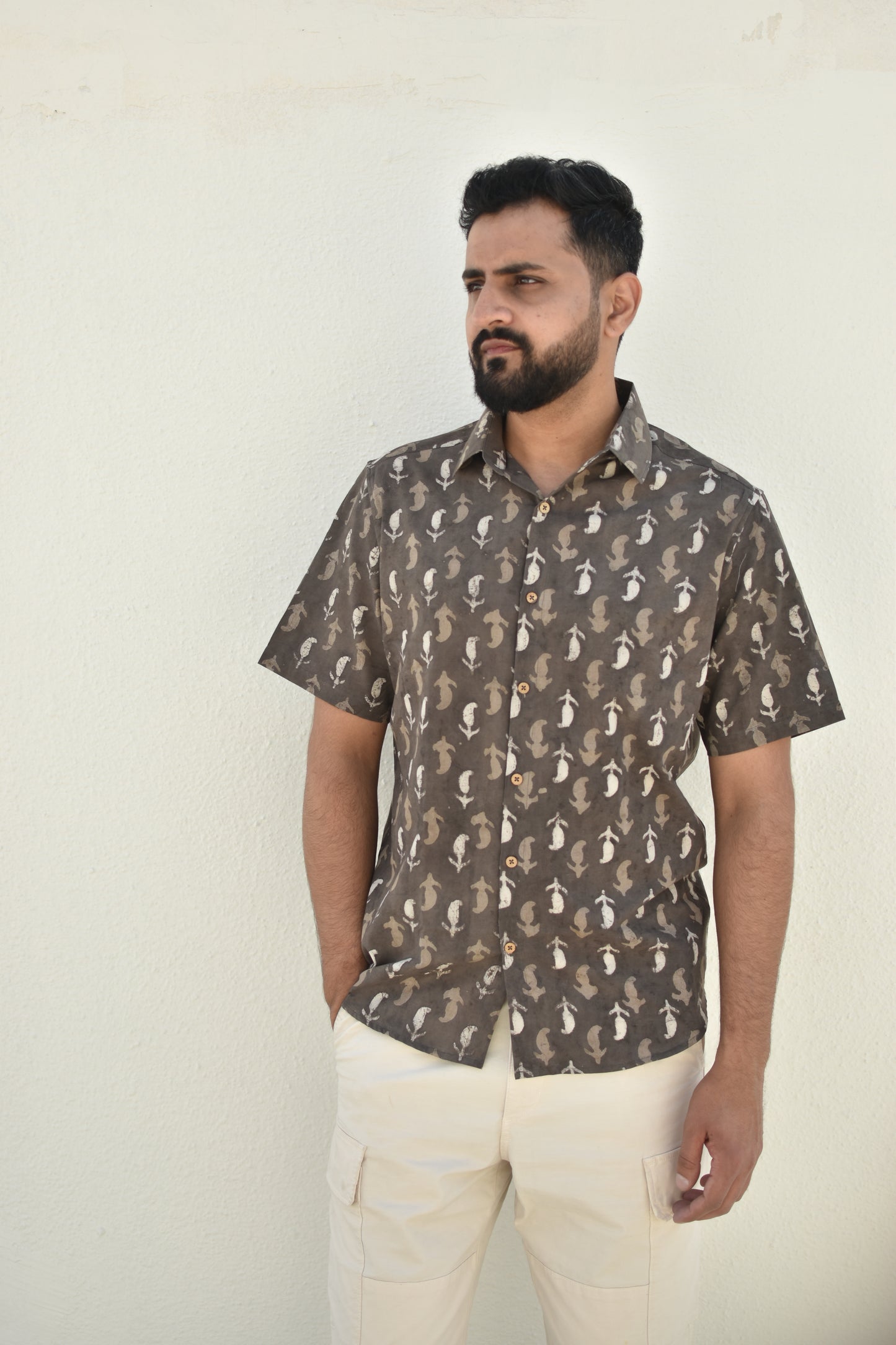 POWER PAISLEY HANDPRINTED SHIRT
