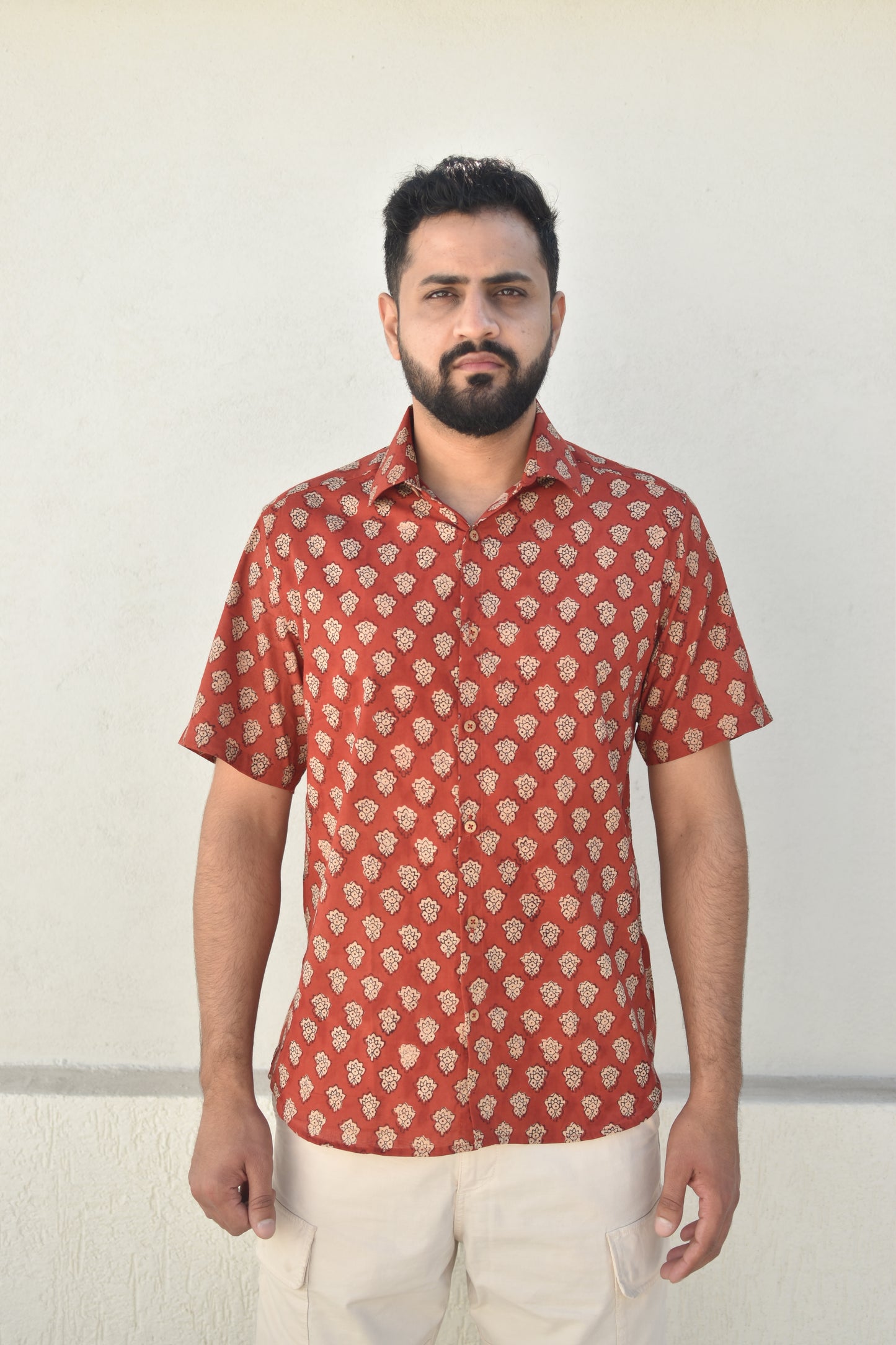 FLASH FIRE HANDPRINTED SHIRT