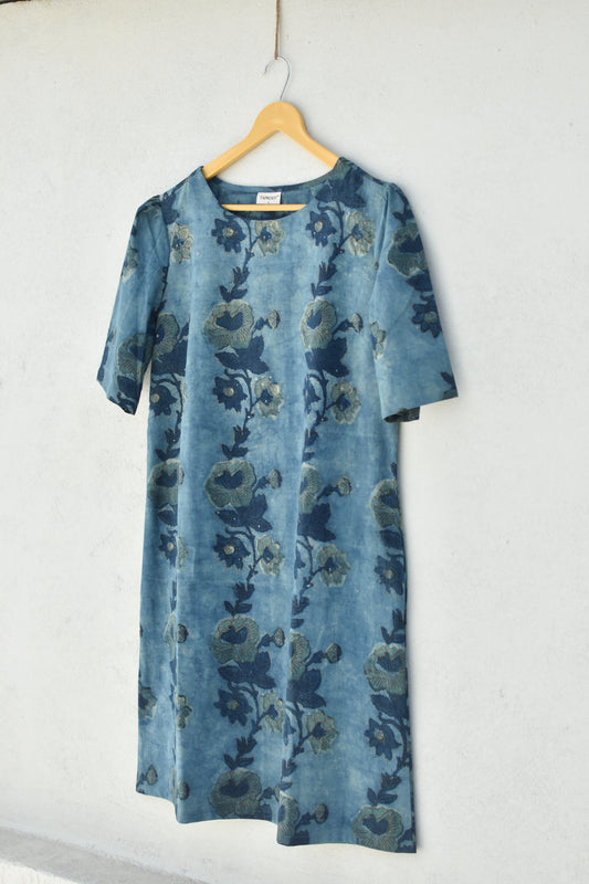 ATLANTIS DAZZLE HANDPRINTED DRESS