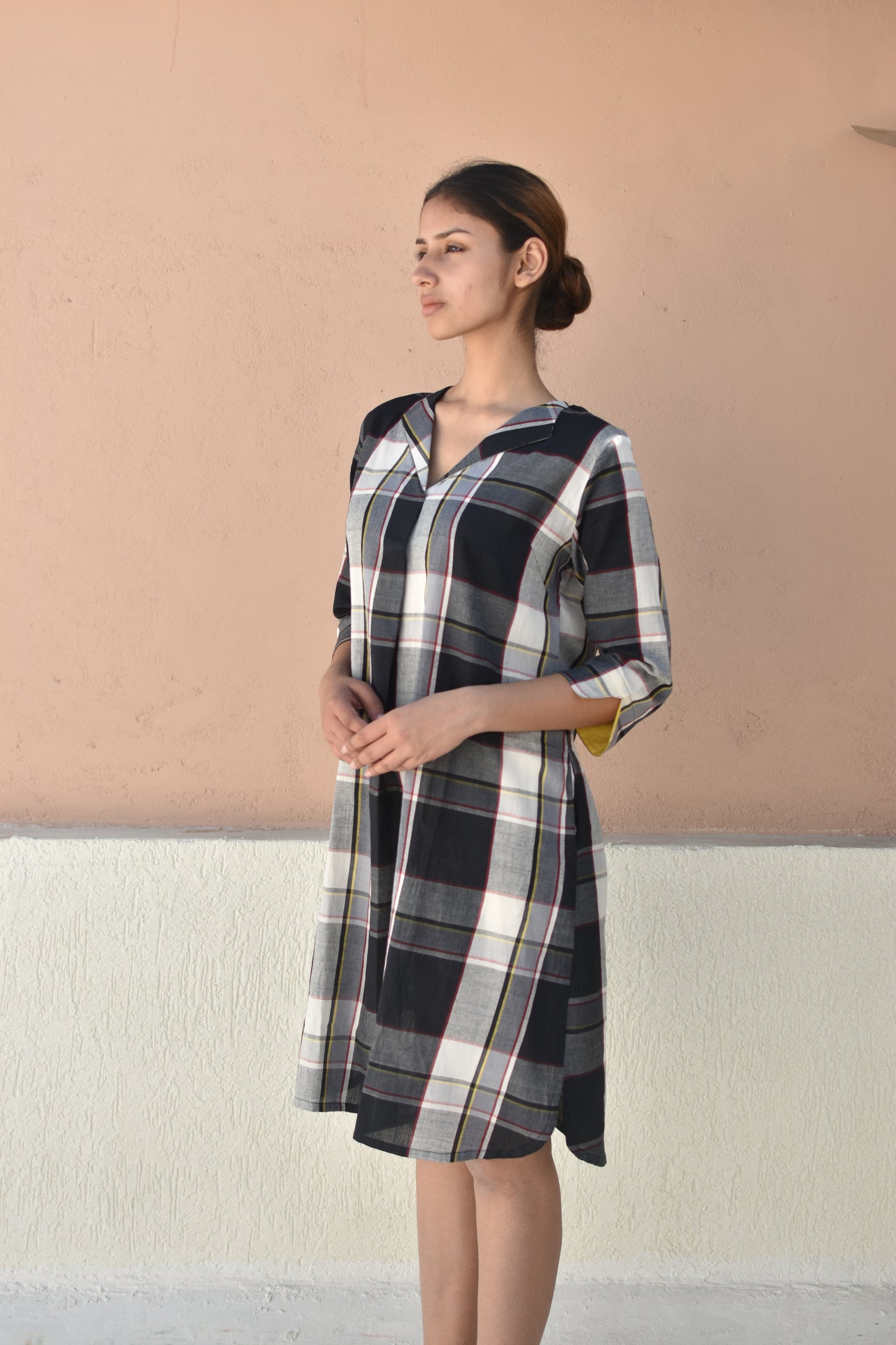 ENSEMBLE ELEGANCE HANDWOVEN DRESS