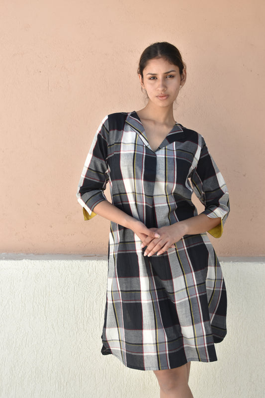 ENSEMBLE ELEGANCE HANDWOVEN DRESS