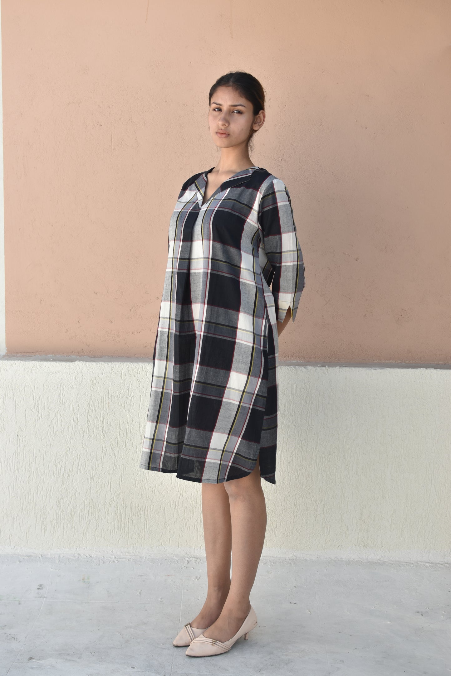 ENSEMBLE ELEGANCE HANDWOVEN DRESS