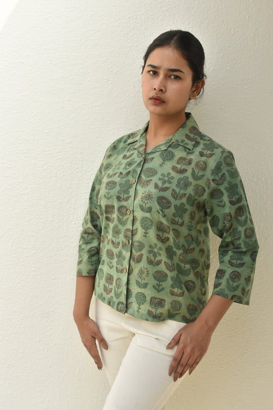 GARDEN GROVE HANDPRINTED SHIRT