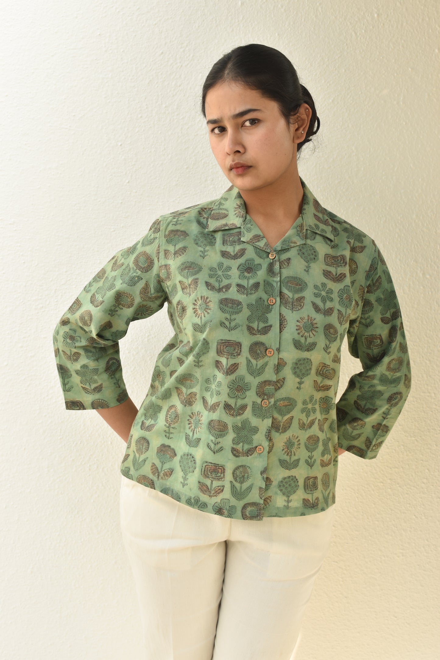 GARDEN GROVE HANDPRINTED SHIRT
