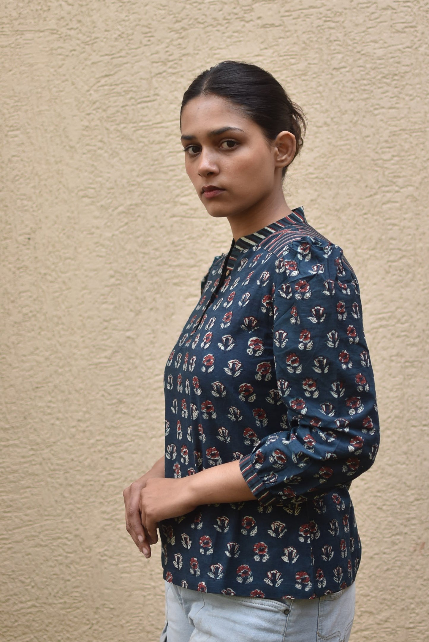 POWER POISE HANDPRINTED TOP