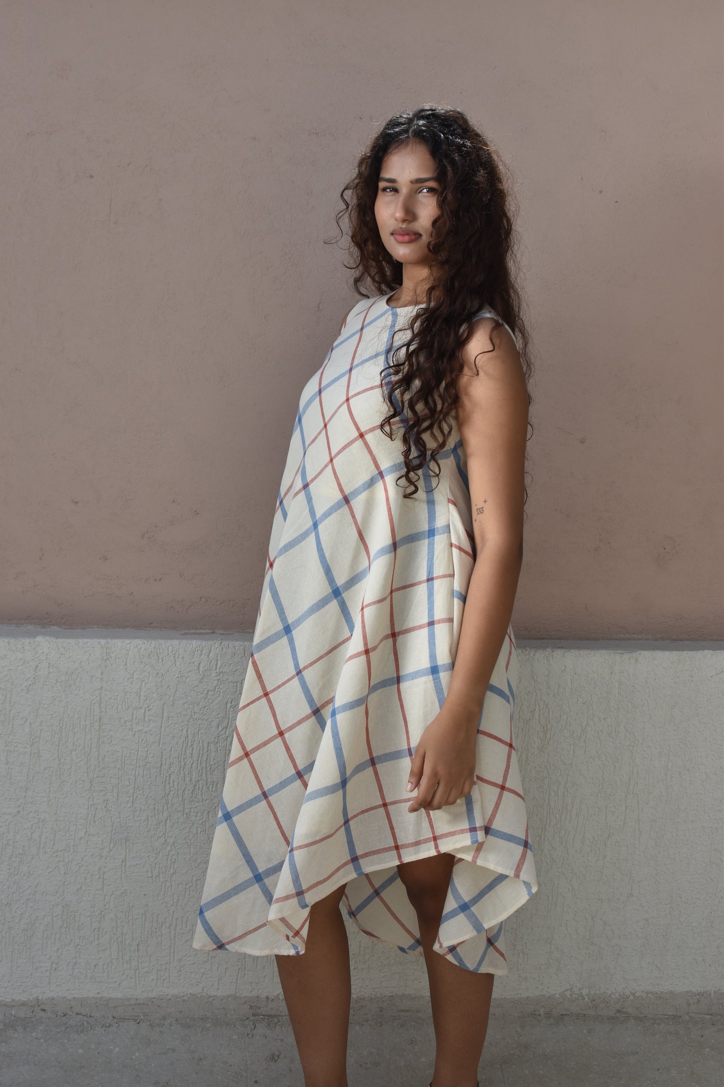 COUNTRYSIDE CHARM HANDWOVEN DRESS