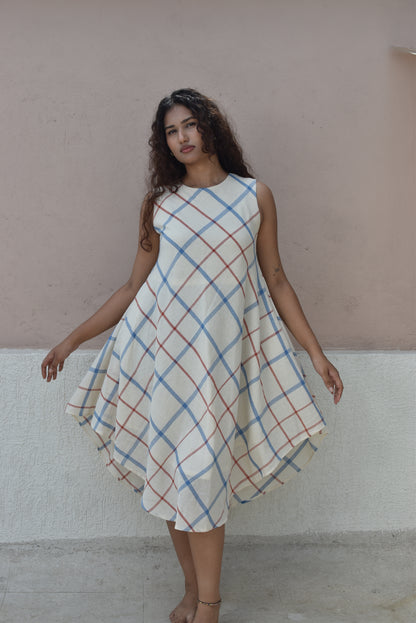 COUNTRYSIDE CHARM HANDWOVEN DRESS