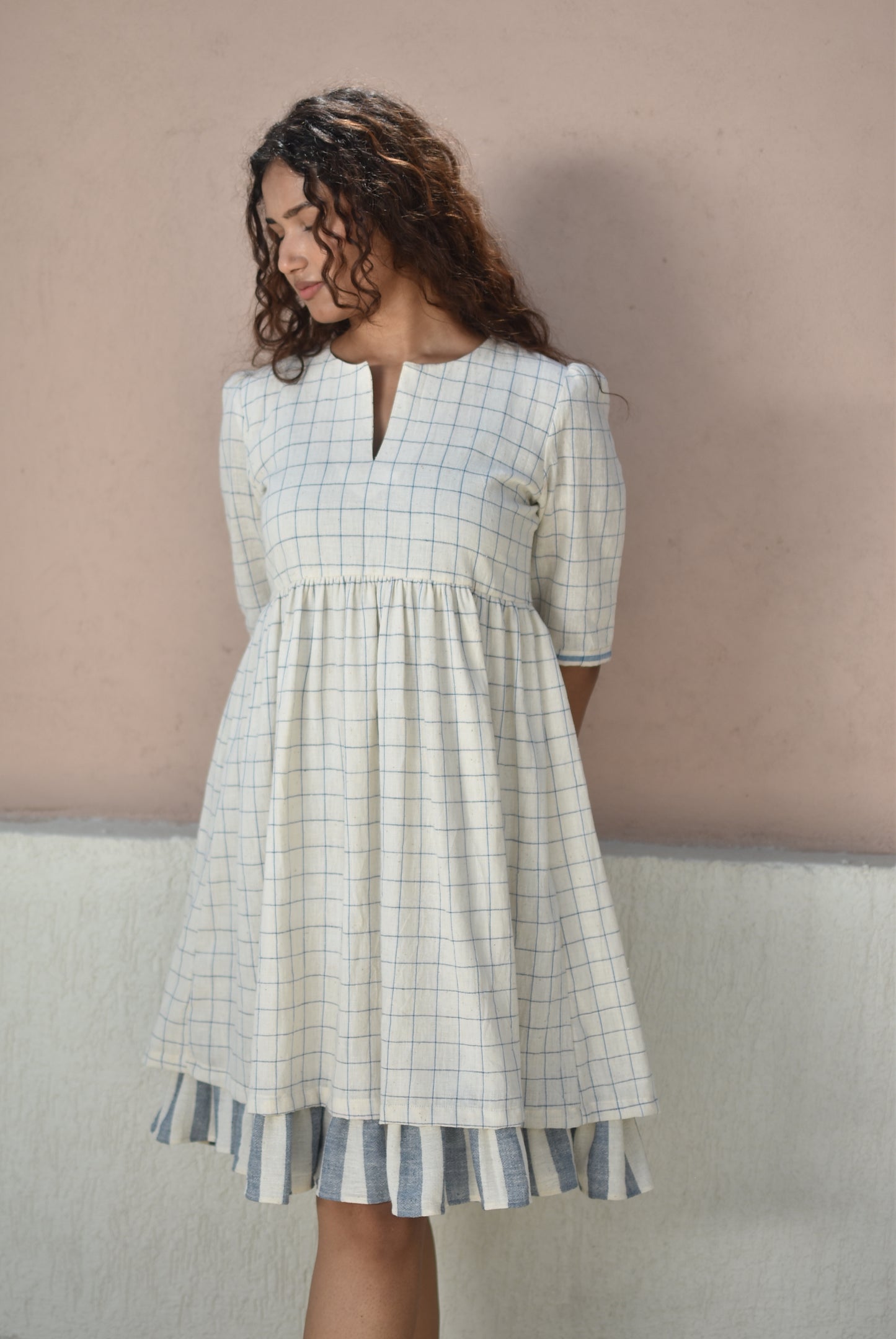 DAISY LANE HANDWOVEN DRESS