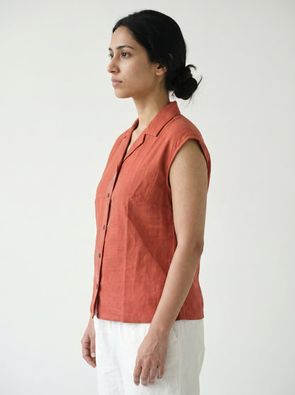 SIENNA EASE HAND EMBROIDERED TOP