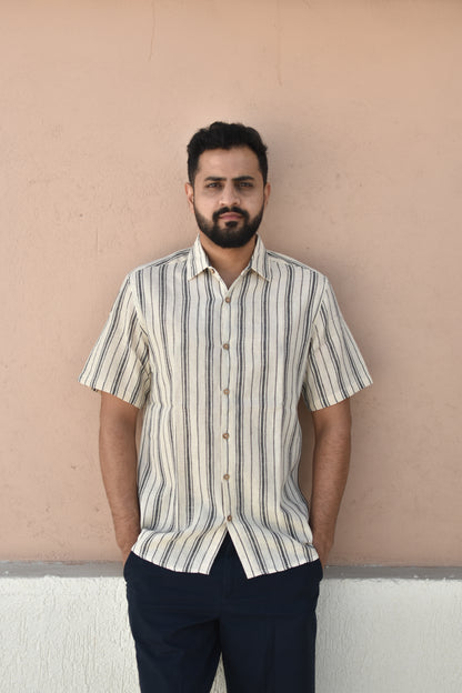 COASTAL CALM HANDWOVEN SHIRT