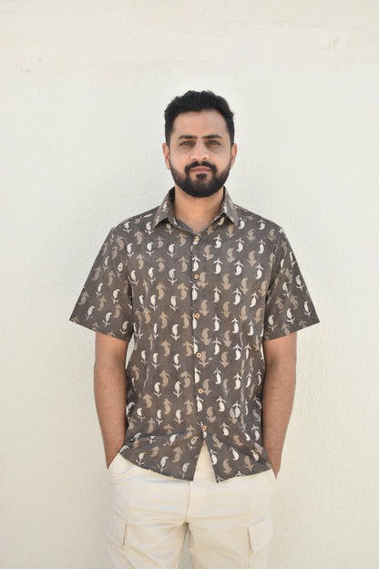 POWER PAISLEY HANDPRINTED SHIRT