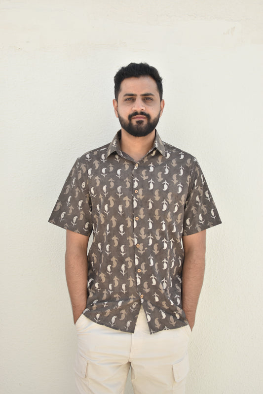 POWER PAISLEY HANDPRINTED SHIRT