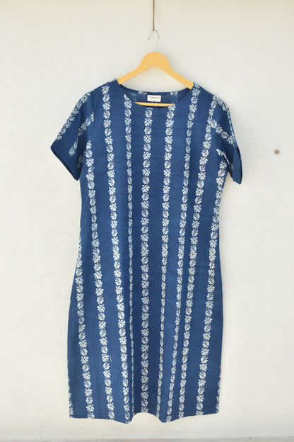 SEAWEED HANDPRINTED DRESS