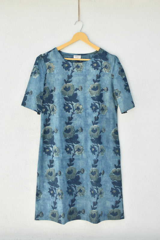 ATLANTIS DAZZLE HANDPRINTED DRESS