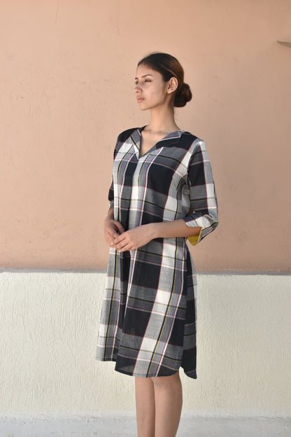 ENSEMBLE ELEGANCE HANDWOVEN DRESS