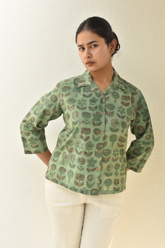GARDEN GROVE HANDPRINTED SHIRT