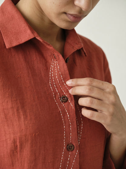 SIENNA EASE HAND EMBROIDERED TOP